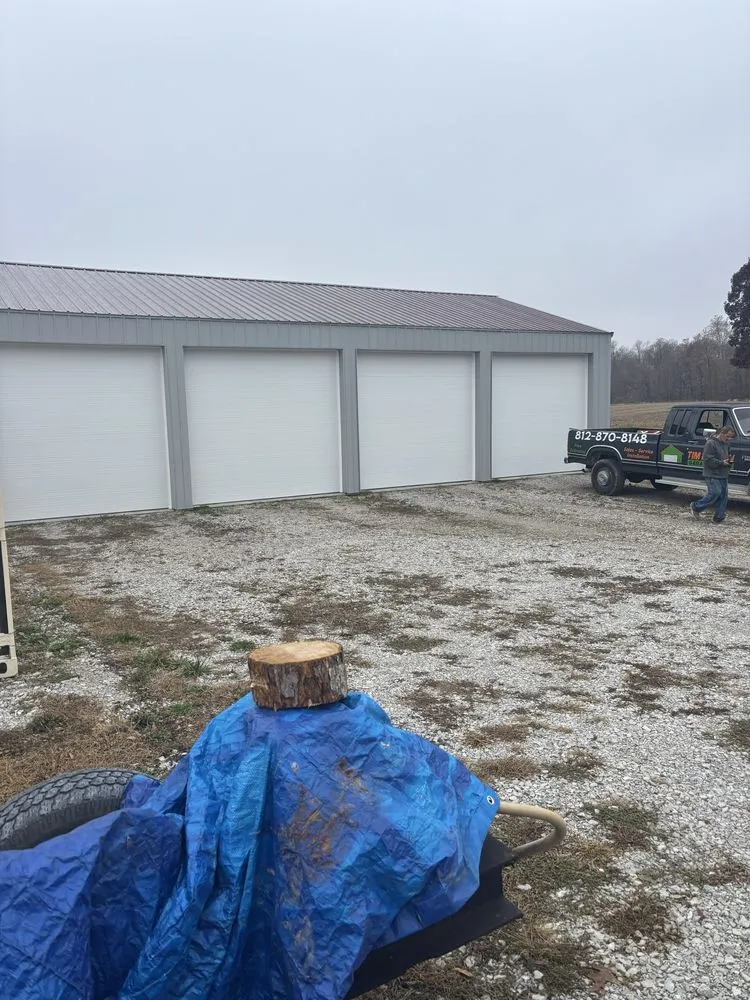 Custom garden landscaping in West Terre Haute, IN by Tim Hedden Garage Doors