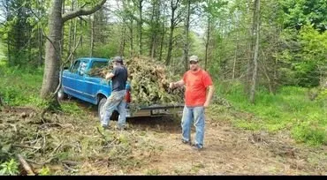 Custom landscape installation for residential properties in Bloomsburg, PA by Tim Todd Hauling