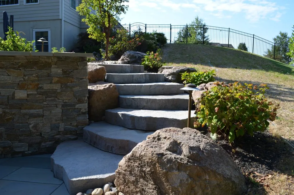 Expert residential landscaping in Blue Bell, PA by Timber and Stone Landscape Design