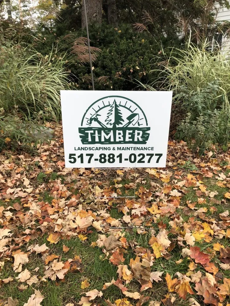 Custom landscape installation in East Lansing, MI by Timber Landscaping And Maintenance