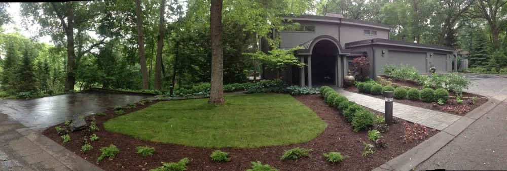 Custom residential landscaping in Prior Lake, MN by Timberland Outdoor Services