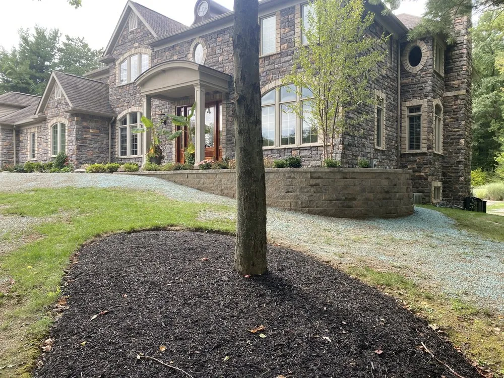 Custom yard maintenance for beautiful yards in East Aurora, NY by Timberline Hardscapes