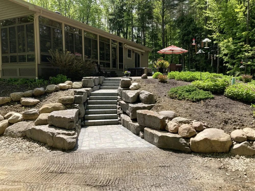 Reliable lawn mowing service in East Aurora, NY - Timberline Hardscapes