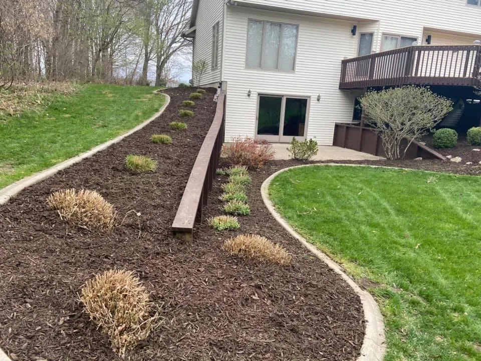 Professional yard cleanup service for outdoor upgrades in Rockford, MI by Timberline Landscaping & Management