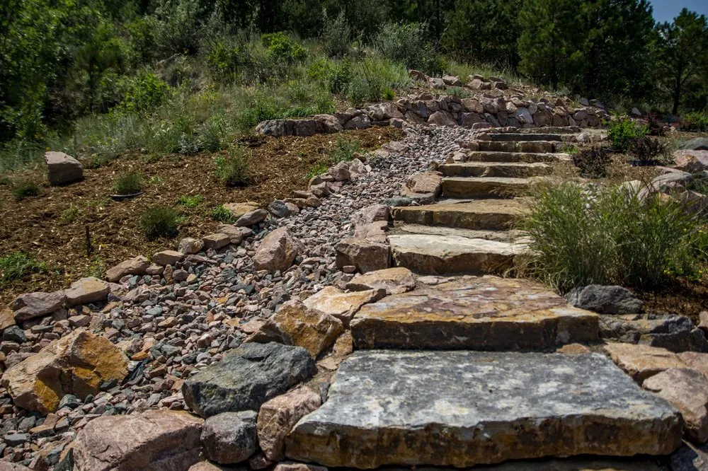 Professional outdoor landscaping in Colorado Springs, CO by Timberline Landscaping