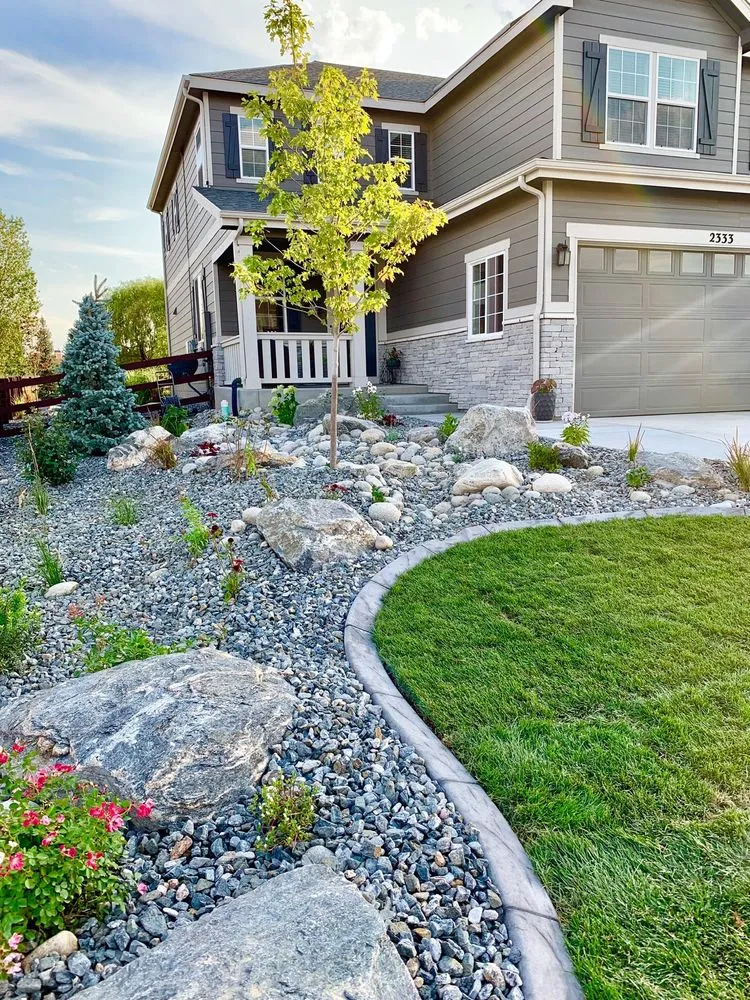 Trusted lawn mowing service in Windsor, CO by TimberRock Landscape Center