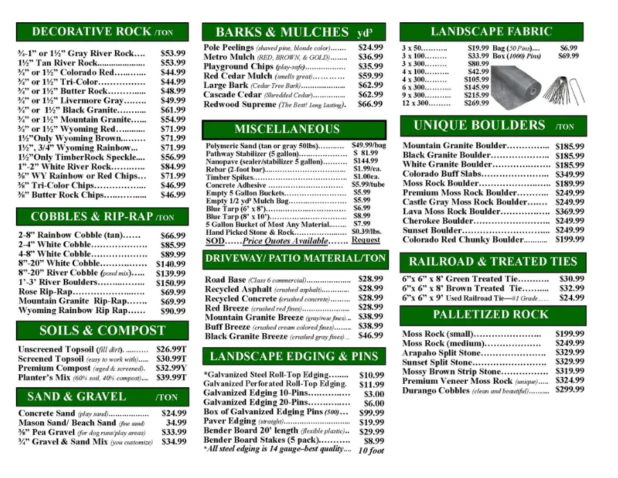 Professional lawn care service experts serving Windsor, CO - TimberRock Landscape Center