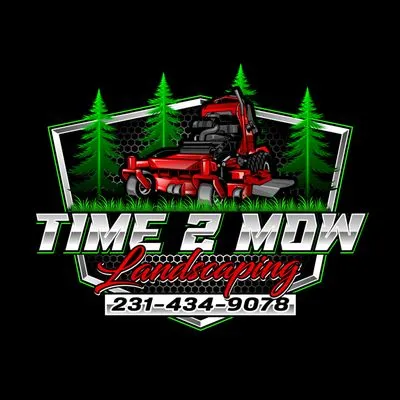Time 2 Mow Landscaping Logo