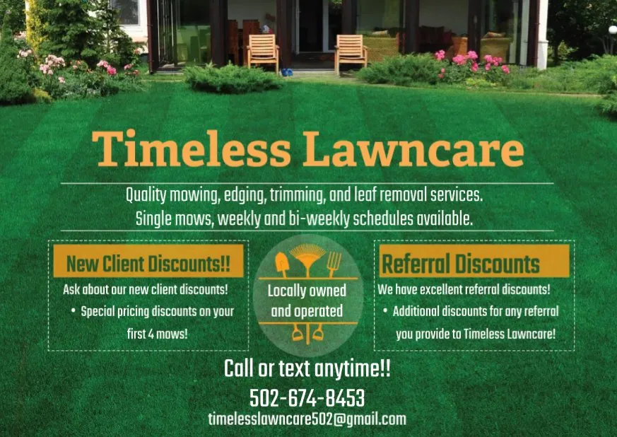 Expert lawn care service experts serving Bardstown, KY - Timeless Lawncare