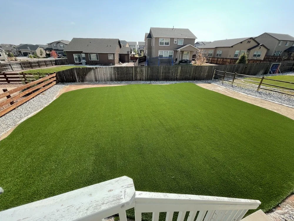 Custom garden landscaping for residential properties in Colorado Springs, CO by Timeless Turf & Outdoors