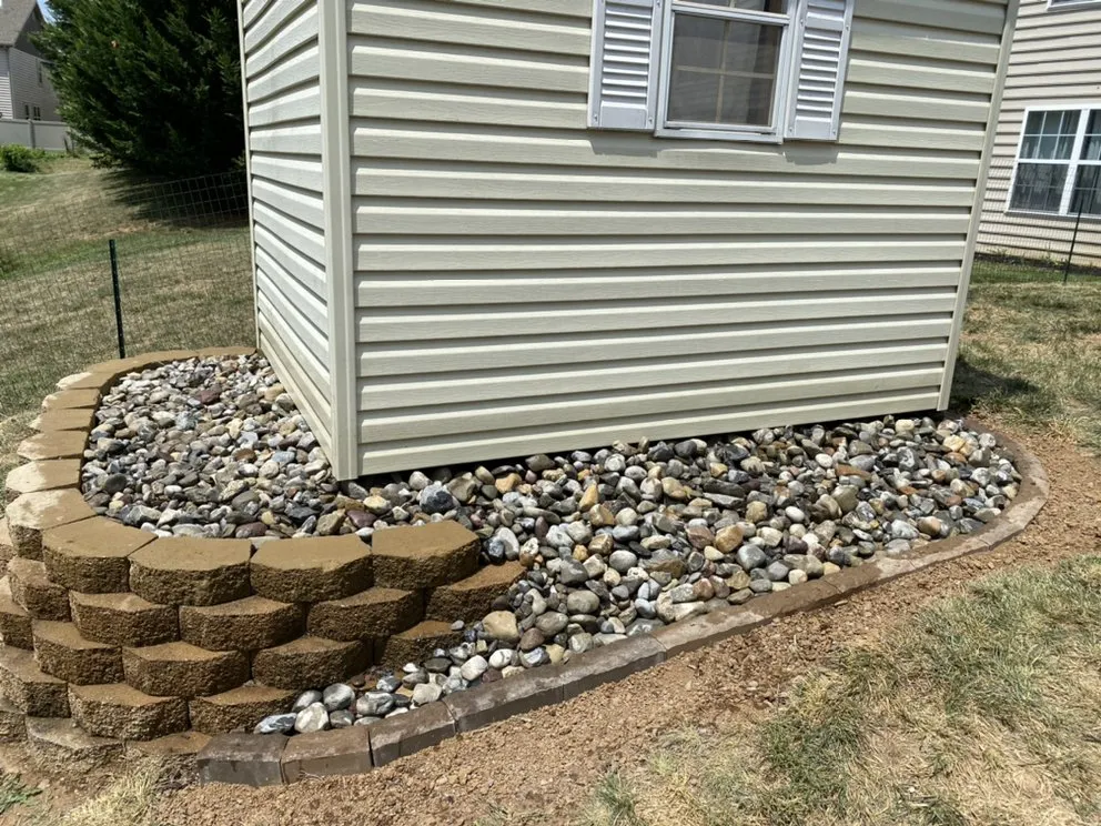 Custom garden landscaping with custom design across Orrstown, PA - Timmons Supreme Service LLC