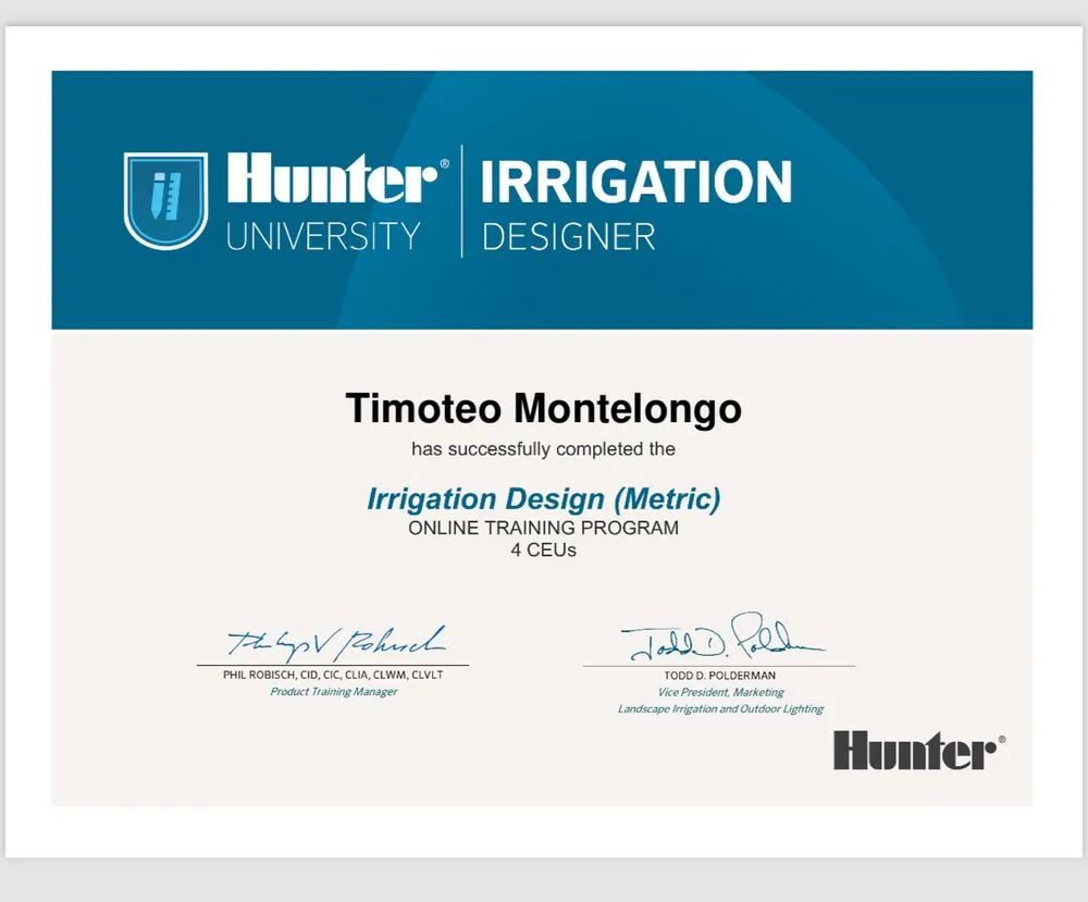 Expert garden landscaping experts serving Wimauma, FL - Timothy on Time Irrigation and Landscape