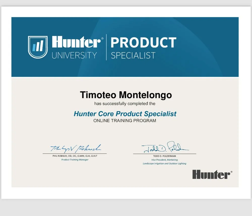 Local outdoor landscaping experts serving Wimauma, FL - Timothy on Time Irrigation and Landscape