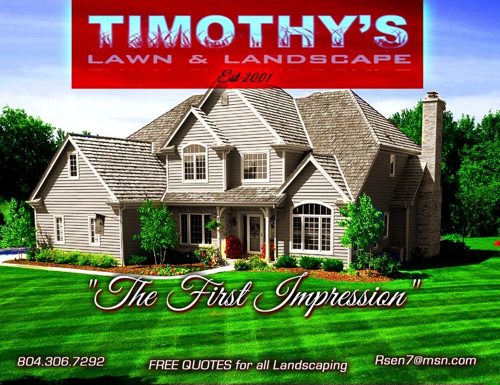 Custom garden landscaping near you across North Chesterfield, VA - Timothy's Lawn Care