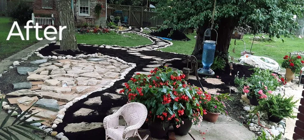 Custom residential landscaping with custom design across Richmond, IN - Tim's Complete Lawncare And Landscaping