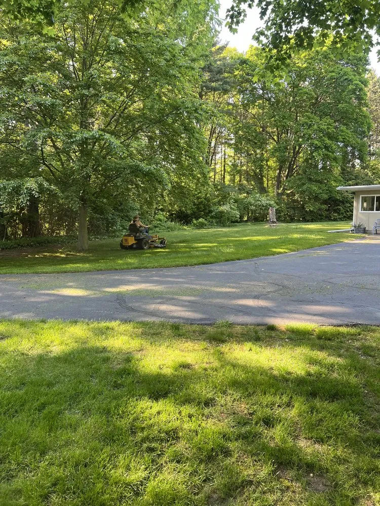 Custom landscape installation in Berrien Springs, MI - Tim's Helping Hands