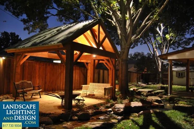 Custom garden landscaping in Benbrook, TX by Tim's Landscape