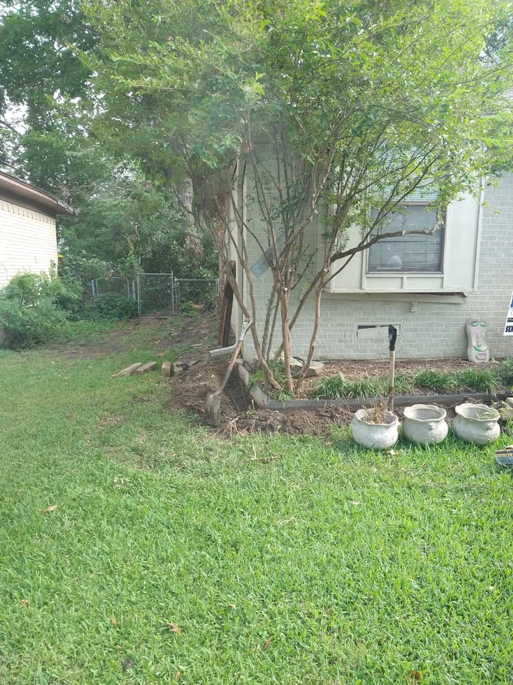 Local landscape installation in Mesquite, TX by Tims Lawn Care