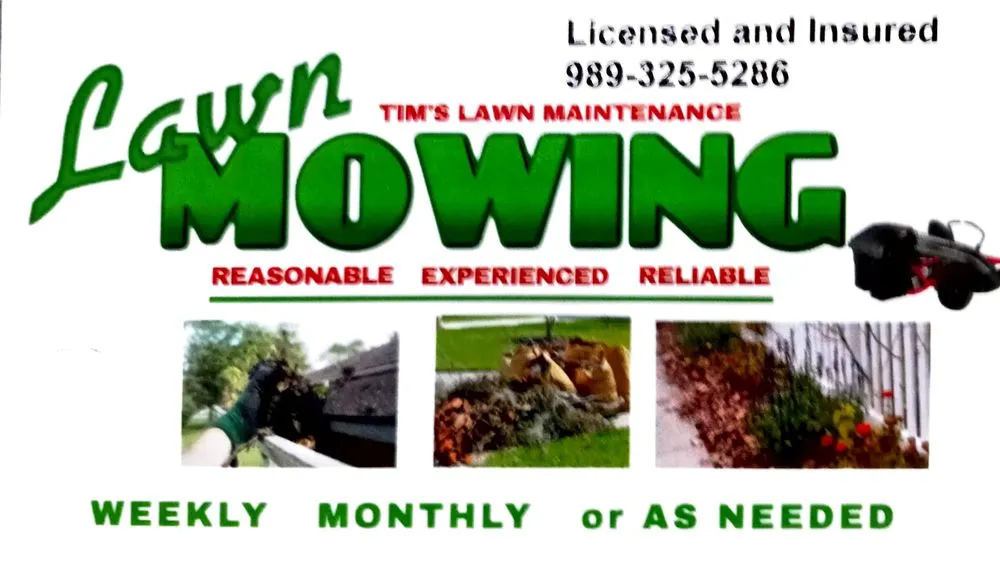Local outdoor landscaping in Caro, MI by Tim's Lawn Maintenance