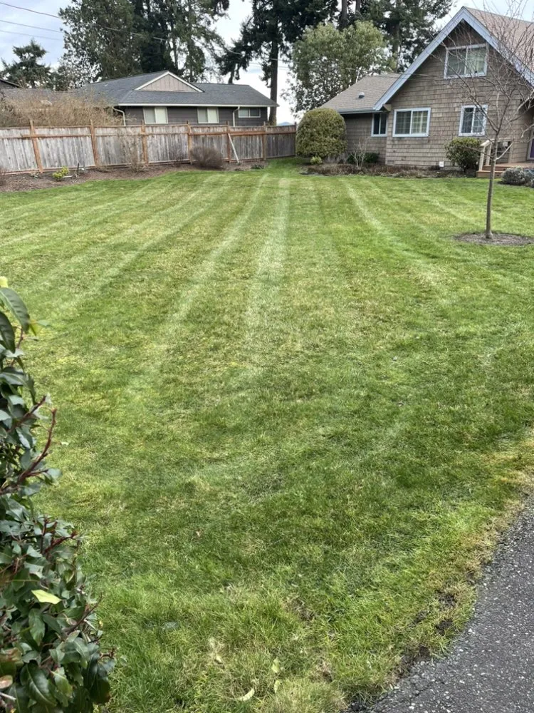 Custom residential landscaping for residential properties in Oak Harbor, WA by Tims Lawn Service