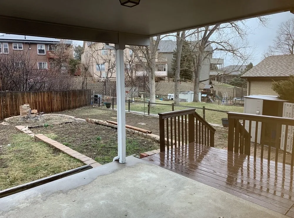 Custom lawn mowing service with custom design in Centennial, CO by Tim's Sprinkler