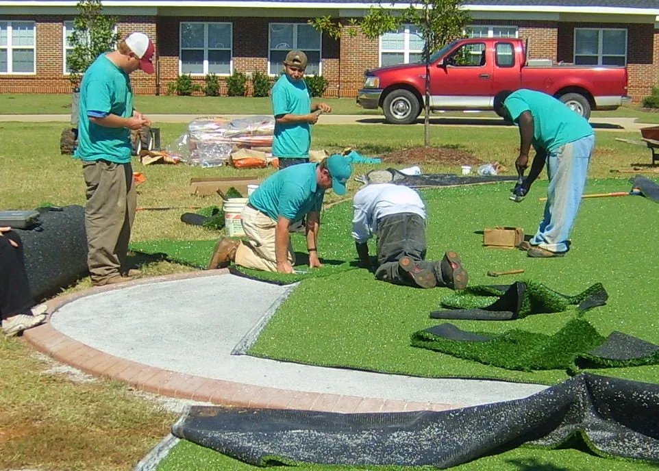 Expert landscape installation for homes in Tuscaloosa, AL by Tinco Landscape