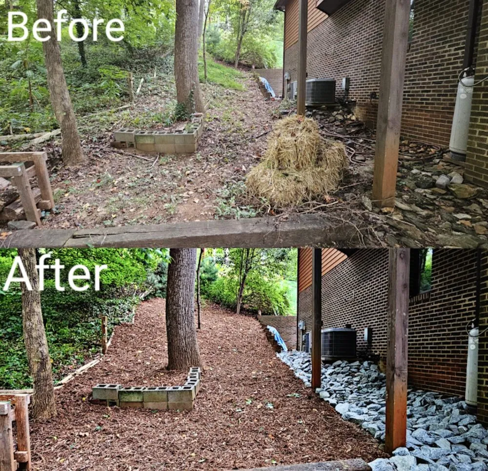 Professional outdoor landscaping in Nebo, NC by Tino Landscapes