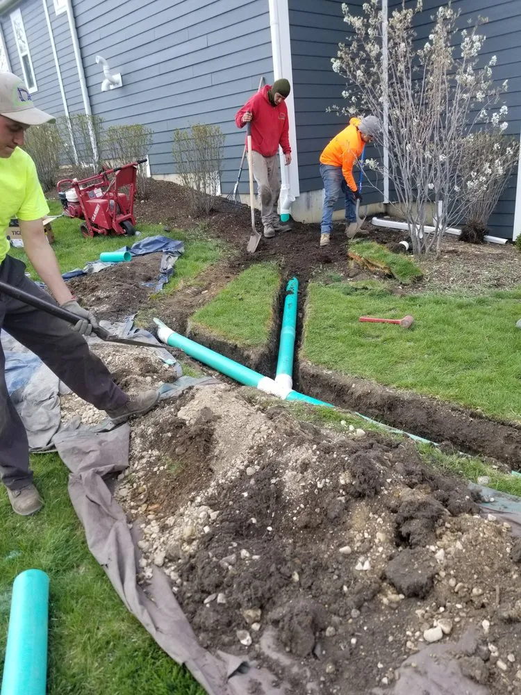 Professional garden landscaping for outdoor upgrades in Elgin, IL by Tino's Landscape & Drainage Solution's