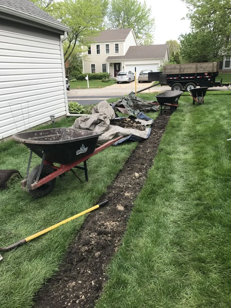 Reliable garden landscaping in Elgin, IL by Tino's Landscape & Drainage Solution's