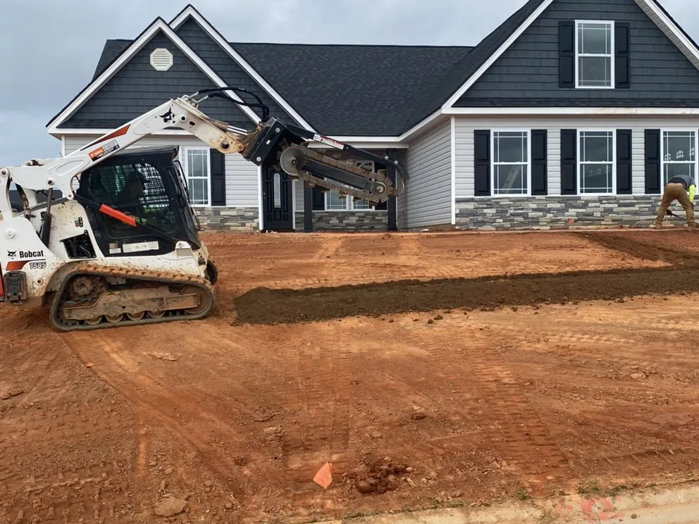 Custom outdoor landscaping for beautiful yards in Duncan, SC by Tinos Lawn And Irrigation