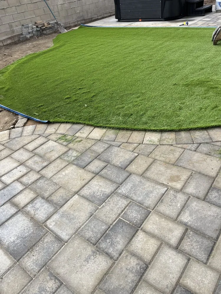 Custom landscaping services with custom design in Fontana, CA by Tiori’s Landscape Services