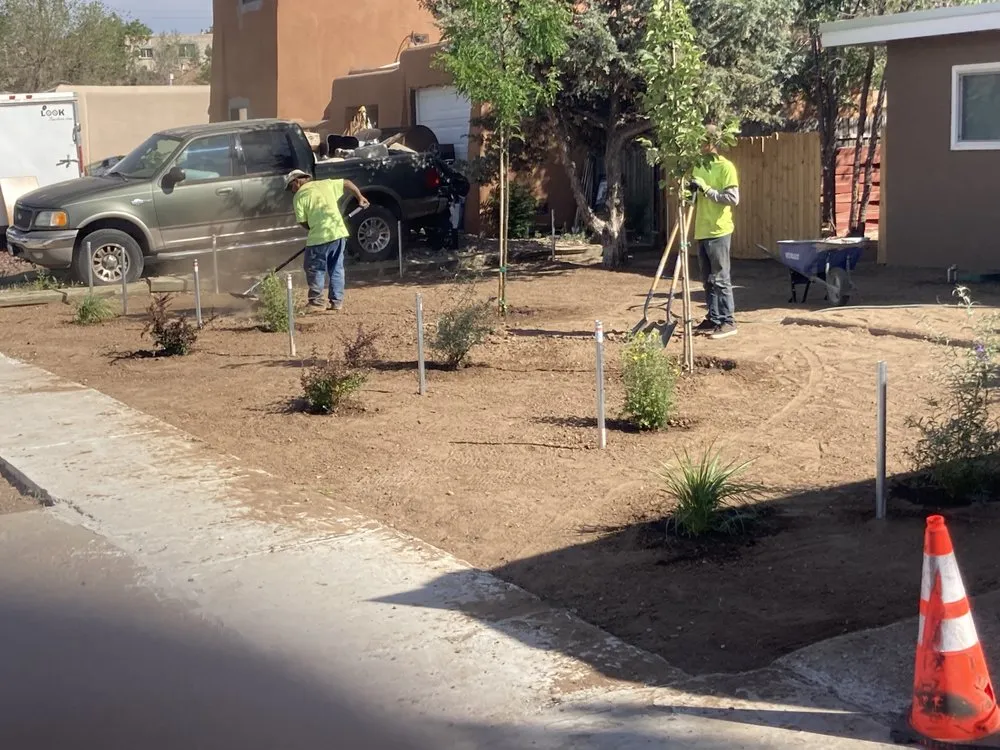 Expert landscape installation in Los Ranchos de Albuquerque, NM by Tip Top SF
