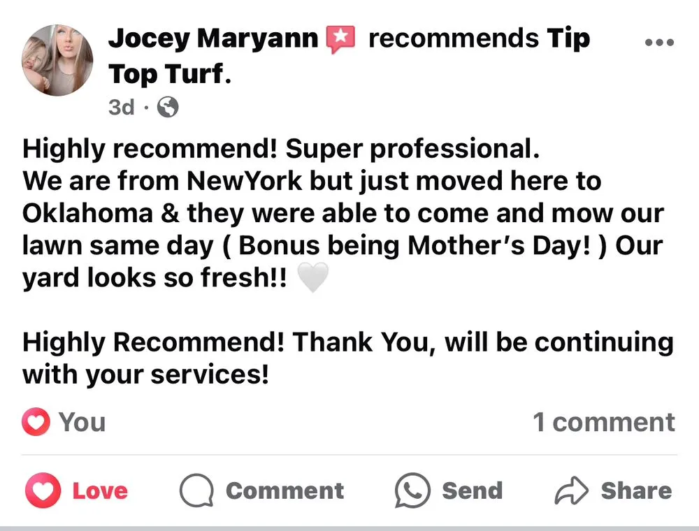 Top-rated garden landscaping near you across Yukon, OK - Tip Top Turf