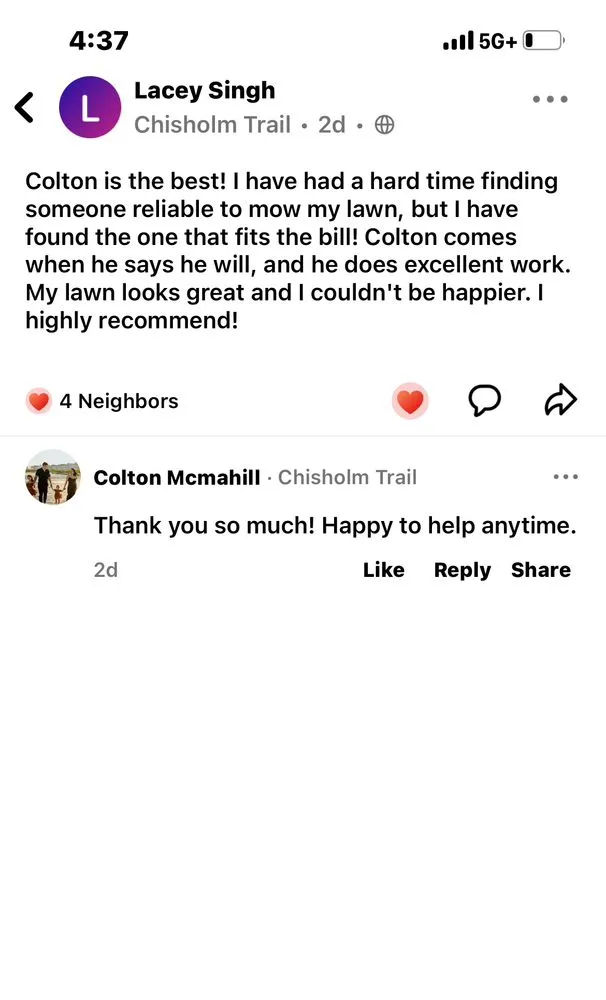 Expert yard cleanup service in Yukon, OK - Tip Top Turf