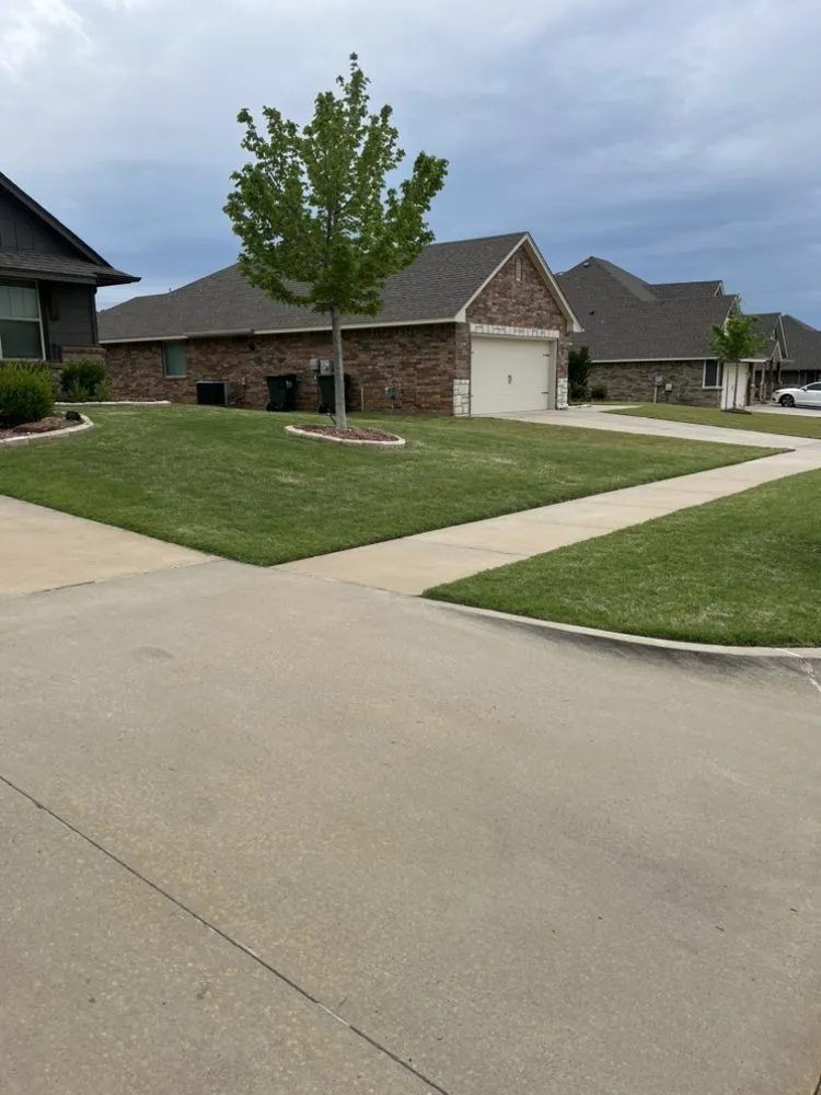 Professional lawn mowing service for outdoor upgrades across Yukon, OK - Tip Top Turf