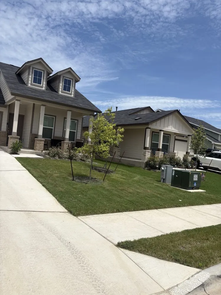 Expert lawn mowing service for residential properties in Buda, TX by Tirado Landscaping