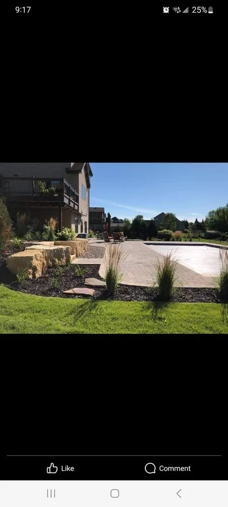 Expert garden landscaping in Rosemount, MN by Titan Landscaping and Tree Service