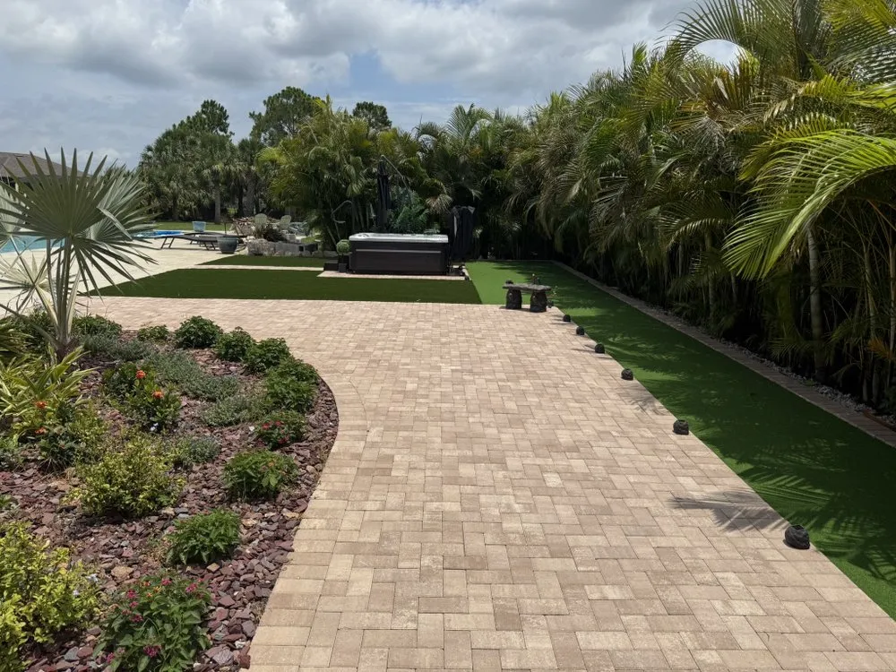Trusted yard cleanup service with custom design across West Melbourne, FL - Titan Pavers & Dali Pools