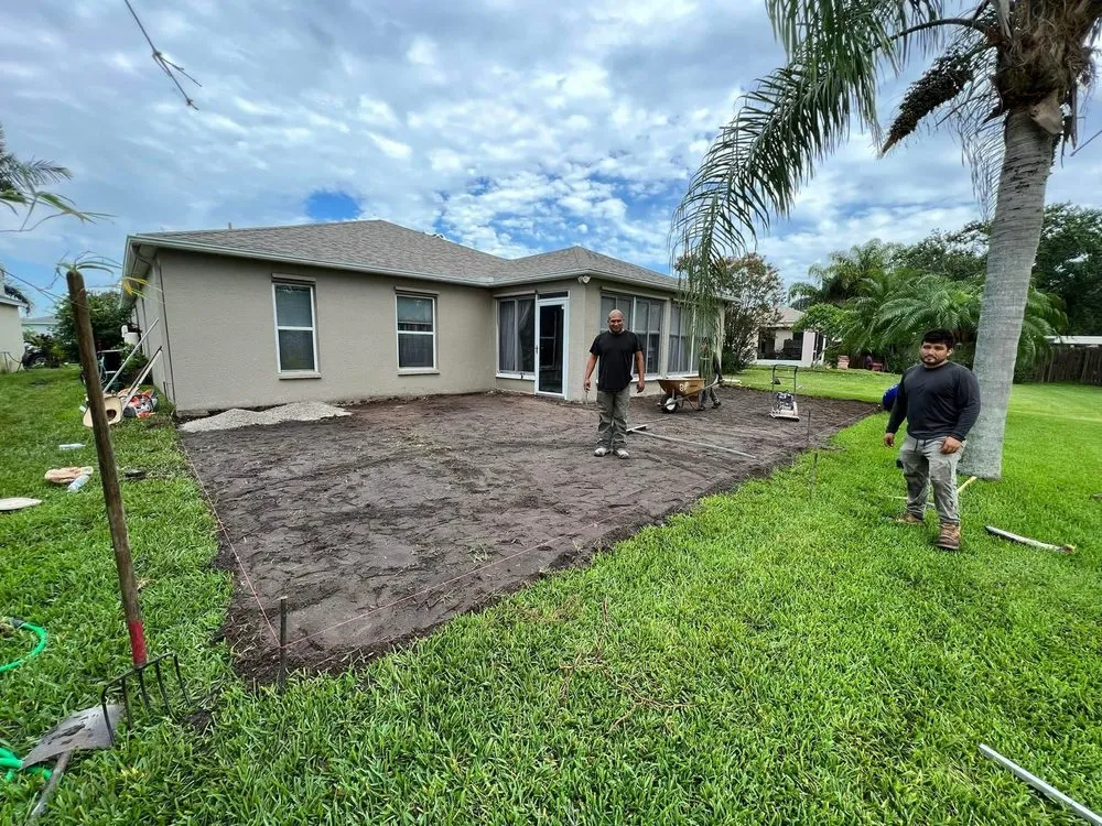 Custom garden landscaping experts serving West Melbourne, FL - Titan Pavers & Dali Pools