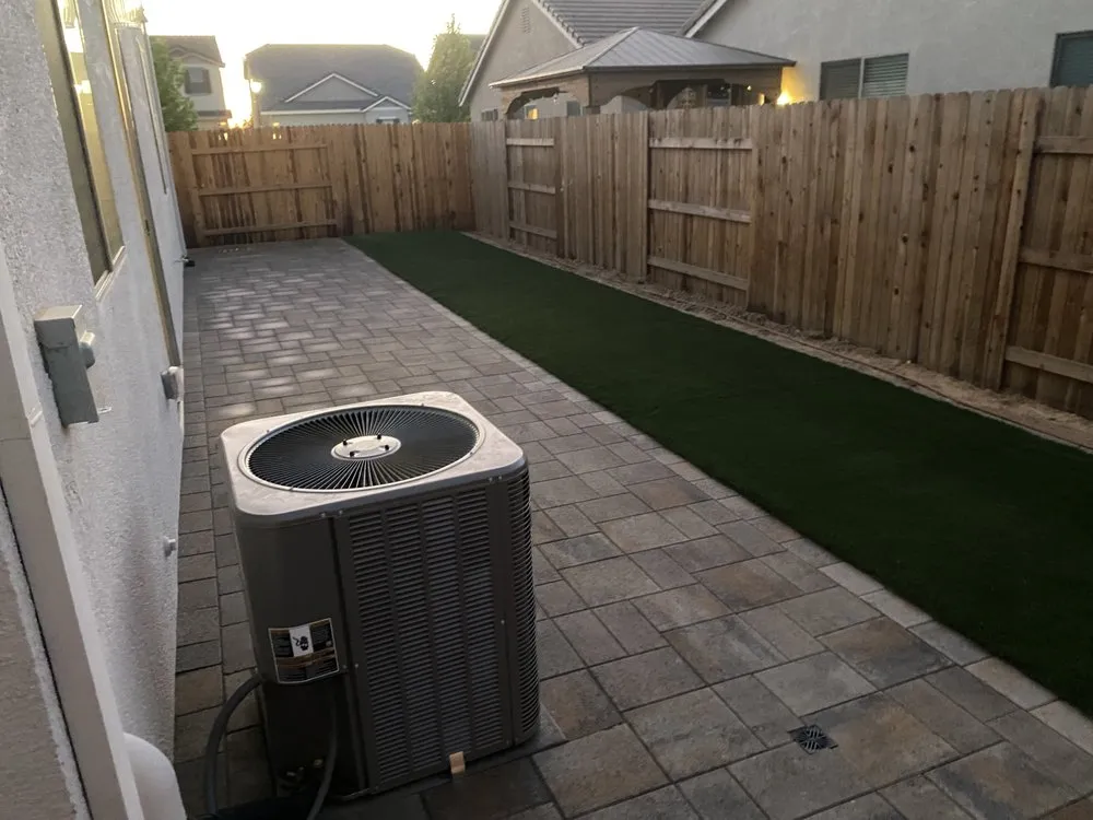 Custom landscape installation with custom design across Sunnyvale, CA - Titan Pavers and Concrete