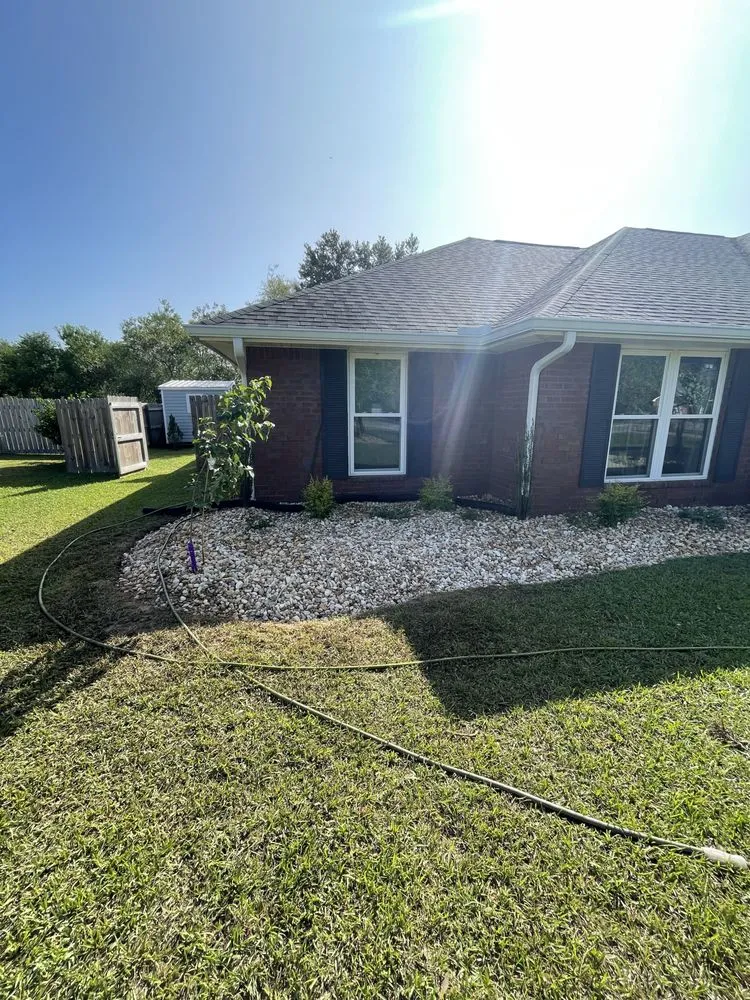 Affordable landscape installation in Foley, AL by Titans Property Services