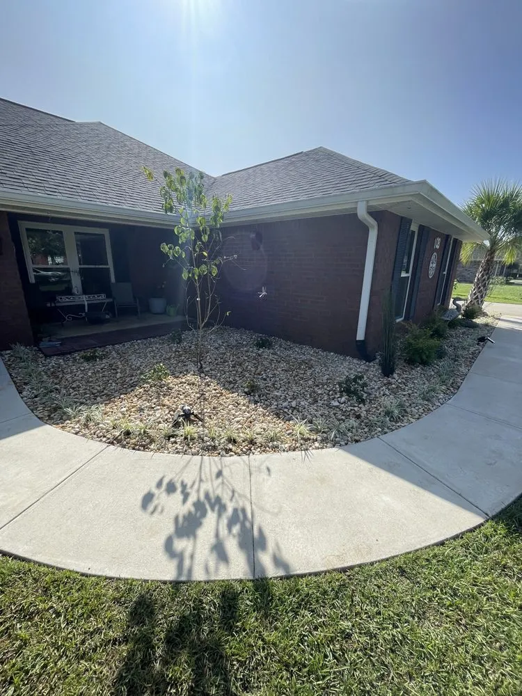 Custom residential landscaping for outdoor upgrades in Foley, AL by Titans Property Services