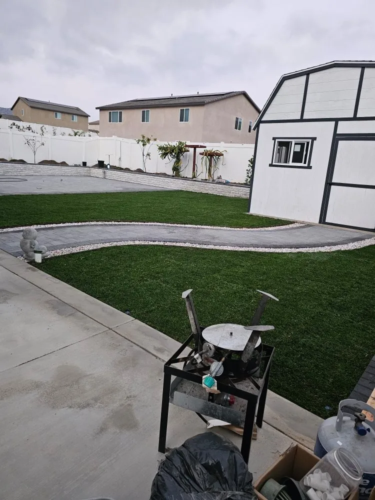 Reliable yard cleanup service with custom design across Moreno Valley, CA - Tito's Landscaping Concrete