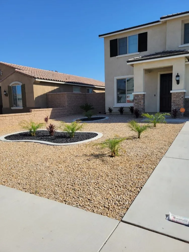 Professional landscape installation for homes in Moreno Valley, CA by Tito's Landscaping Concrete
