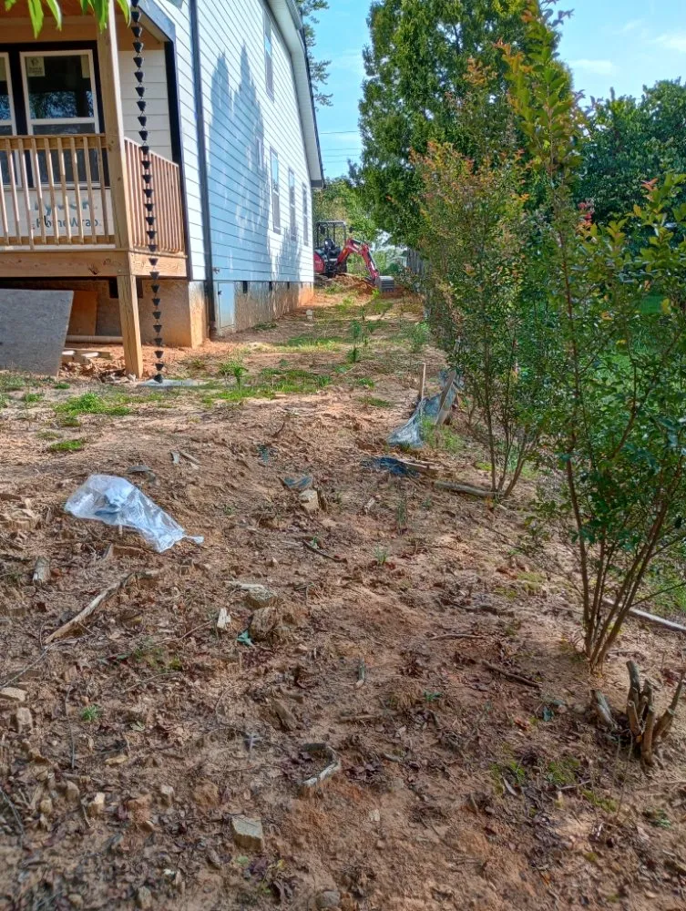 Professional landscape installation in Fletcher, NC by T&J and Friends Concrete and More