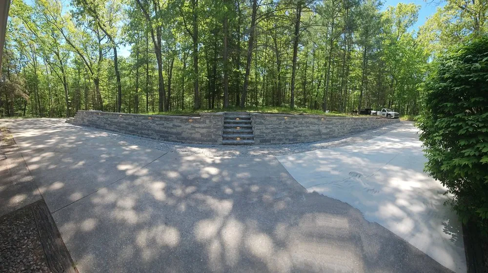 Custom garden landscaping in Fennville, MI by T&J Hardscapes