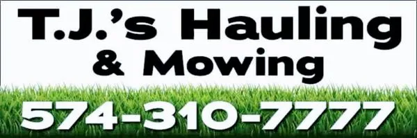 TJ Hauling and Mowing Logo