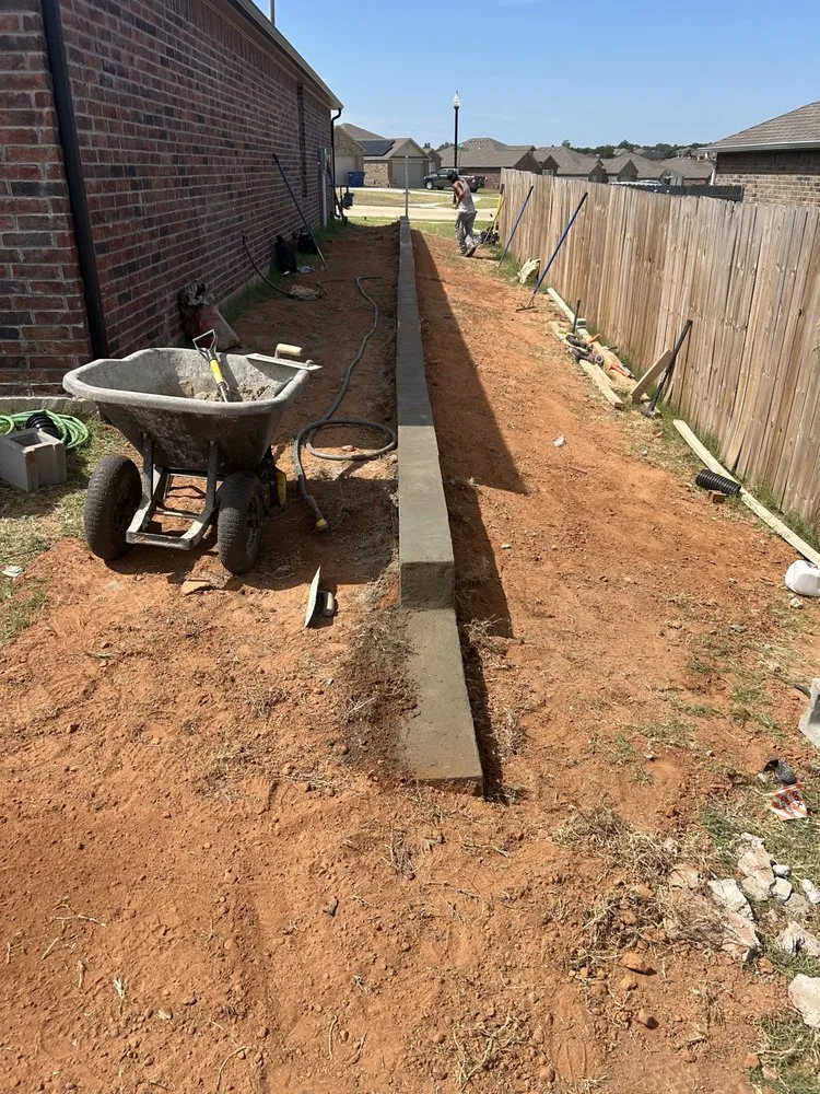 Custom garden landscaping in Choctaw, OK - TJ Irrigation