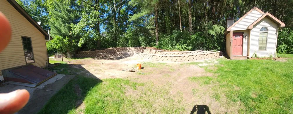 Professional landscape installation in Jefferson, WI by TJ Zebra Stripes