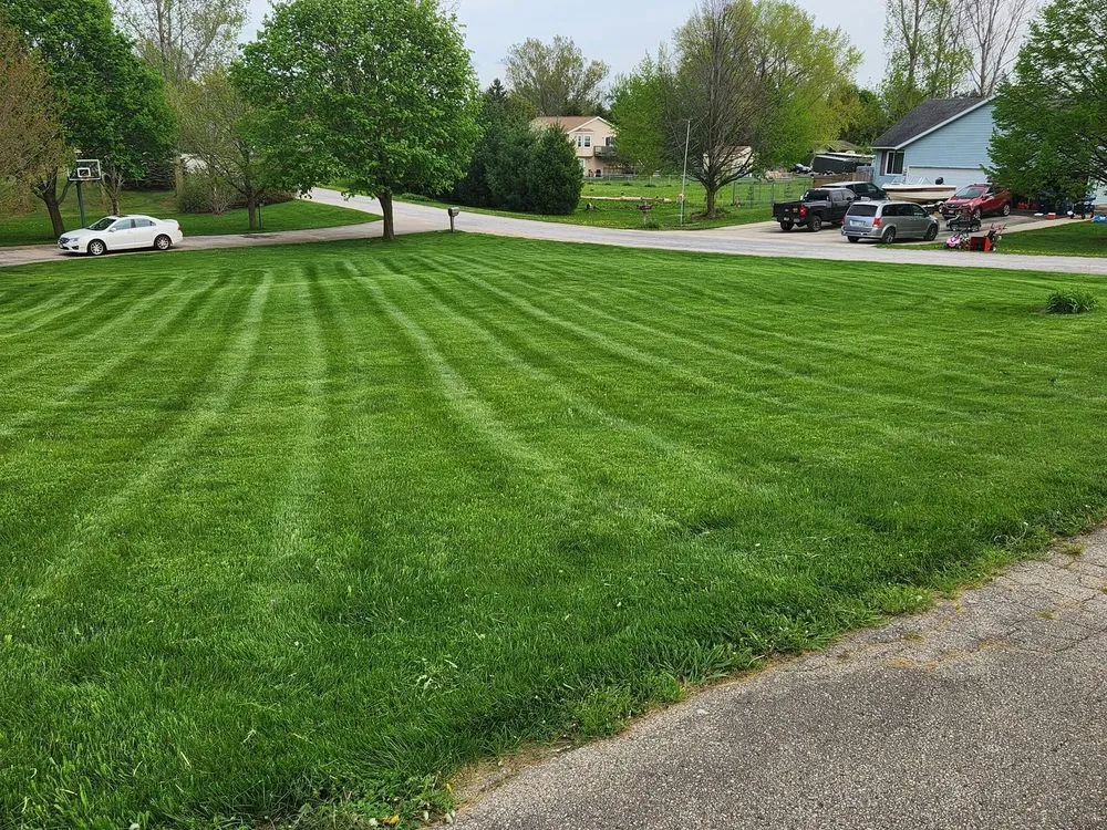 Expert garden landscaping in Jefferson, WI by TJ Zebra Stripes